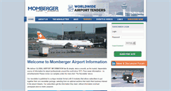 Desktop Screenshot of mombergerairport.info